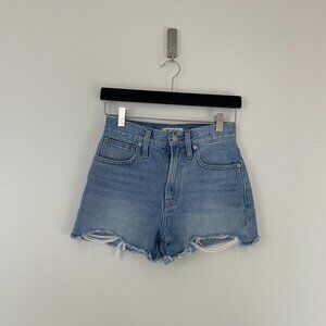 Madewell The Perfect Jean Shorts in Hedrick Wash Size 24